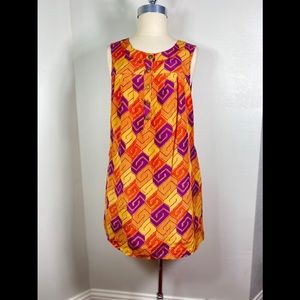 Anthropology T-bags geo print dress Sz.S